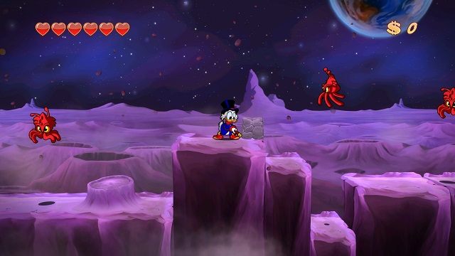 Wygląda to trochę jak kosmiczna ameba. - Lądowanie | Księżyc | DuckTales - DuckTales Remastered - poradnik do gry