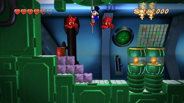 Ciekawe kto wpuścił te stwory na pokład statku kosmicznego. - Statek kosmiczny | Księżyc | DuckTales - DuckTales Remastered - poradnik do gry