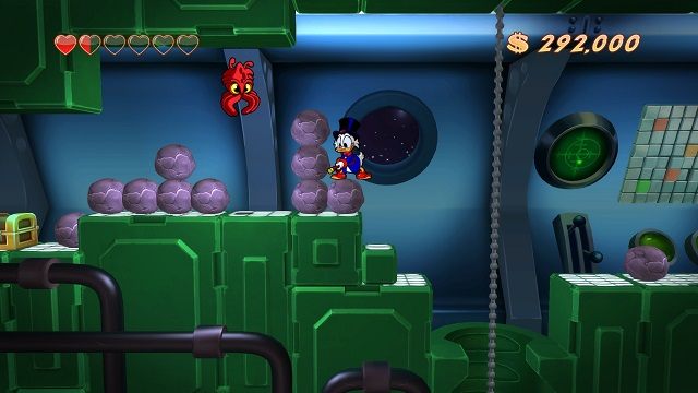 Zastanawiam się gdzie na tym statku jest panel sterowania. - Statek kosmiczny | Księżyc | DuckTales - DuckTales Remastered - poradnik do gry