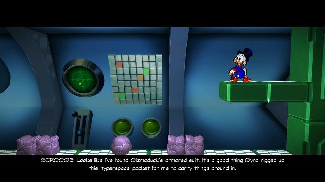 Już boje się momentu, gdy Fenton ubierze się w ten zabójczy strój... - Statek kosmiczny | Księżyc | DuckTales - DuckTales Remastered - poradnik do gry