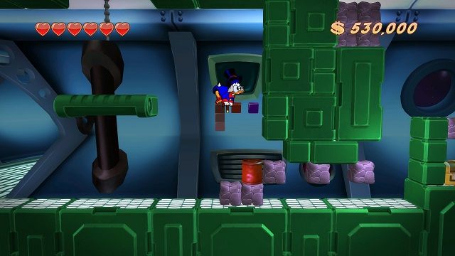Wybuchające beczki byłyby na pewno o wiele ciekawszym rozwiązaniem. - Statek kosmiczny | Księżyc | DuckTales - DuckTales Remastered - poradnik do gry