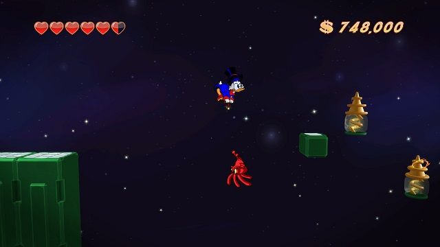 Architekt tej pułapki musiał pewnie wiele się natrudzić przy jej budowie. - Statek kosmiczny | Księżyc | DuckTales - DuckTales Remastered - poradnik do gry