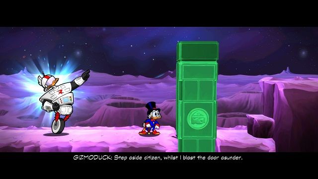 Dobra, dobra. Mniej gadaj, a więcej działaj. Do roboty! - Droga w głąb księżyca | Księżyc | DuckTales - DuckTales Remastered - poradnik do gry