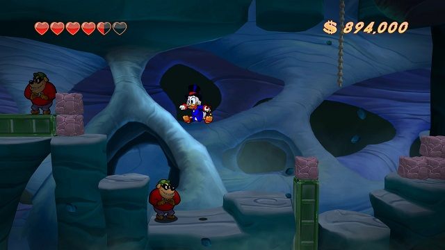 W sumie moglibyście zaatakować mnie w kupie, a nie łazić tutaj w pojedynkę. - Droga w głąb księżyca | Księżyc | DuckTales - DuckTales Remastered - poradnik do gry