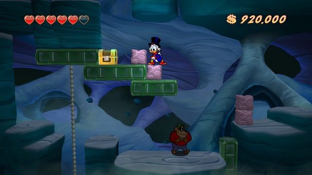 Przed nami już ostatnia ukryta komnata ze skarbami na tej mapie :C - Droga w głąb księżyca | Księżyc | DuckTales - DuckTales Remastered - poradnik do gry