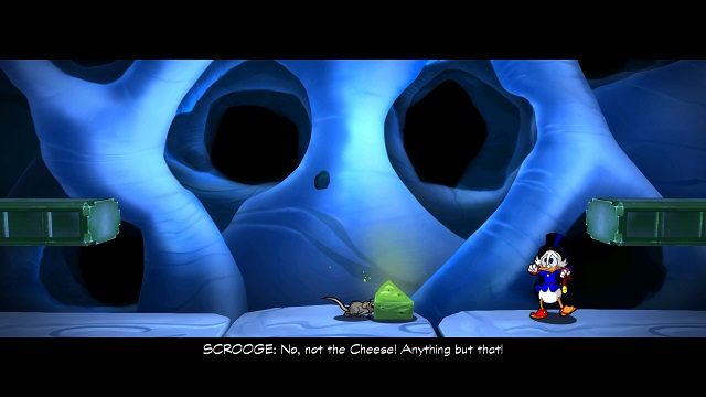 Sio! Ej, chwila, chwila, stop! To MÓJ ser! - Walka z przerośniętym szczurem | Księżyc | DuckTales - DuckTales Remastered - poradnik do gry