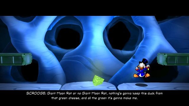 Wygraliśmy! Zresztą tak jak zawsze mówiąc nieskromnie. - Walka z przerośniętym szczurem | Księżyc | DuckTales - DuckTales Remastered - poradnik do gry