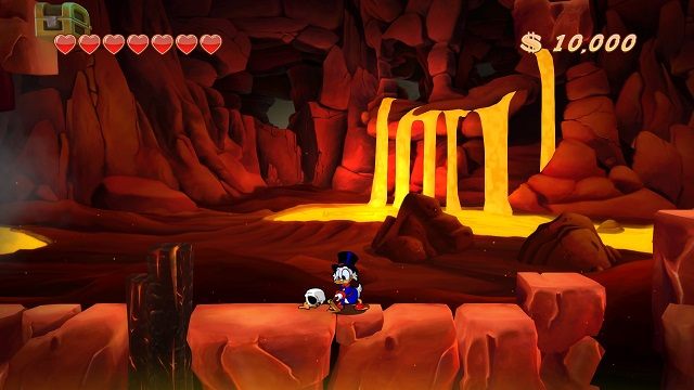 Spójrz trzy screeny do przodu. - Wspólna wyprawa | Wezuwiusz | DuckTales - DuckTales Remastered - poradnik do gry