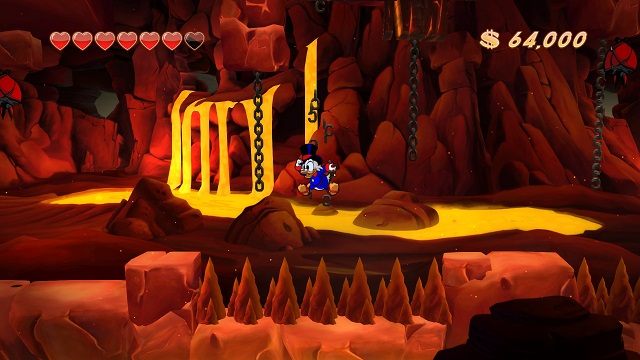 Gdyby nie kombinacja [spacja + z] byłoby z nami krucho. - Wspólna wyprawa | Wezuwiusz | DuckTales - DuckTales Remastered - poradnik do gry