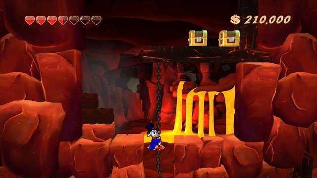 Było blisko, a bym nie zauważył tego sekretnego pomieszczenia. - Wspólna wyprawa | Wezuwiusz | DuckTales - DuckTales Remastered - poradnik do gry