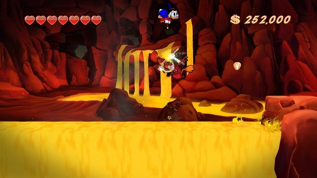 Sory chłopaki, ale przejście jakoś trzeba sobie zorganizować, nie? - Wspólna wyprawa | Wezuwiusz | DuckTales - DuckTales Remastered - poradnik do gry