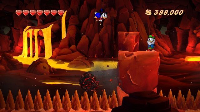 Chyba nie doceniałem Cię pod względem szybkości poruszania. Moje uszanowanko. - Wspólna wyprawa | Wezuwiusz | DuckTales - DuckTales Remastered - poradnik do gry