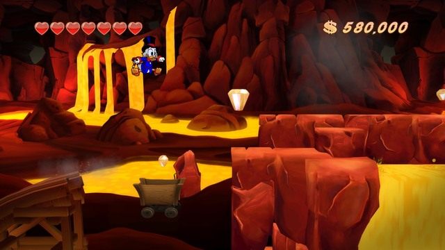 Chyba trochę źle wymierzyłem odległość. - Wspólna wyprawa | Wezuwiusz | DuckTales - DuckTales Remastered - poradnik do gry