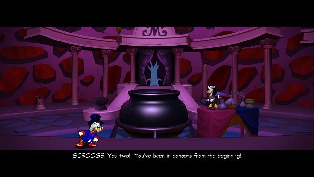 Aj, kurcze. Za szybko uciekł z ekranu i nie zdążyłem go sfotografować. - Wybuch wulkanu | Wezuwiusz | DuckTales - DuckTales Remastered - poradnik do gry