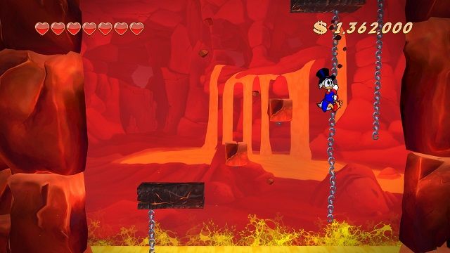 Hmm, co tak pachnie? Aaa mój kuper się pali! - Wybuch wulkanu | Wezuwiusz | DuckTales - DuckTales Remastered - poradnik do gry