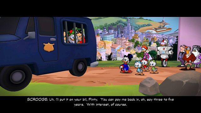 Prześlij mi pocztówkę jak już dojedziesz na miejsce, hahaha! - Wybuch wulkanu | Wezuwiusz | DuckTales - DuckTales Remastered - poradnik do gry