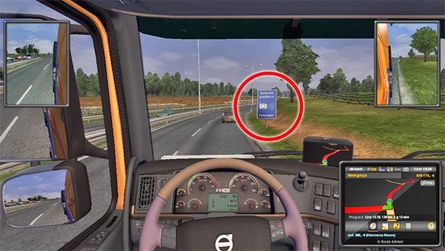 Wypatruj tych znaków. Jak nie zwolnisz do przepisowej prędkości stracisz 550 € (ponad 2200 zł). - Polska | Charakterystyka państw | ETS 2 Going East - Euro Truck Simulator 2: Going East! Ekspansja Polska - poradnik do gry