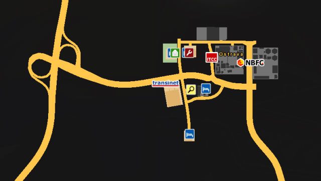 Plan Ostrawy. - Czechy i Słowacja | Miasta | ETS 2 Going East - Euro Truck Simulator 2: Going East! Ekspansja Polska - poradnik do gry