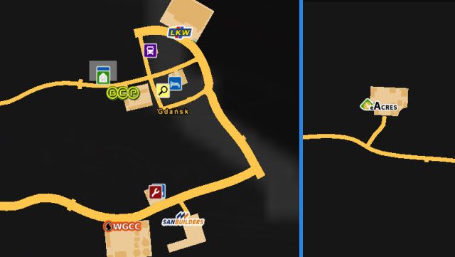 Plan Gdańska. - Polska | Miasta | ETS 2 Going East - Euro Truck Simulator 2: Going East! Ekspansja Polska - poradnik do gry