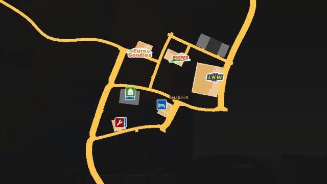 Plan Lublina. - Polska | Miasta | ETS 2 Going East - Euro Truck Simulator 2: Going East! Ekspansja Polska - poradnik do gry