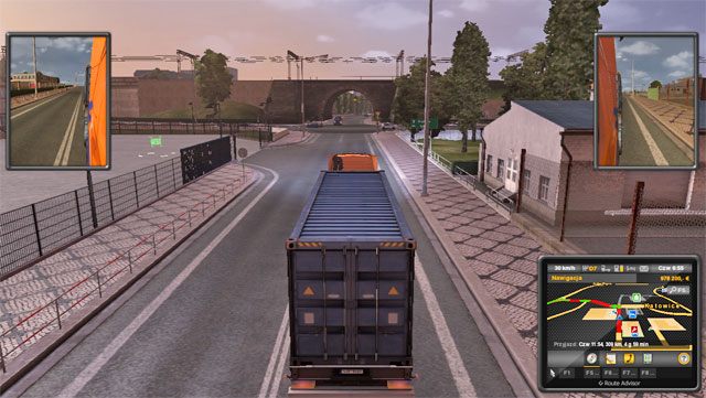 W Katowicach ulice są wąskie. - Polska | Miasta | ETS 2 Going East - Euro Truck Simulator 2: Going East! Ekspansja Polska - poradnik do gry