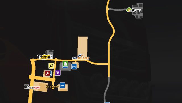 Plan Krakowa. - Polska | Miasta | ETS 2 Going East - Euro Truck Simulator 2: Going East! Ekspansja Polska - poradnik do gry