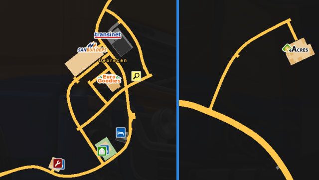 Plan Debreczyna. - Węgry | Miasta | ETS 2 Going East - Euro Truck Simulator 2: Going East! Ekspansja Polska - poradnik do gry