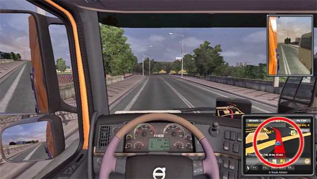 Jedna z głównych dróg na linii północ-południe biegnie wiaduktem górą, a jedna z głównych dróg na linii wschód-zachód prowadzi pod tym wiaduktem dołem. - Węgry | Miasta | ETS 2 Going East - Euro Truck Simulator 2: Going East! Ekspansja Polska - poradnik do gry