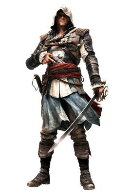 Edward Kenway - główny bohater gry Assassins Creed IV: Black Flag i dziadek Connora Kenwaya z Assassins Creed III - Bohaterowie w Assassins Creed IV Black Flag - Assassins Creed IV: Black Flag - poradnik do gry