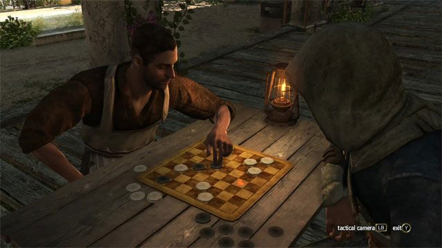 Odpuść sobie hazard - pochłania mnóstwo czasu, a zarobić trudno. - Jak zarabiać pieniądze w Assassins Creed IV Black Flag? - Assassins Creed IV: Black Flag - poradnik do gry