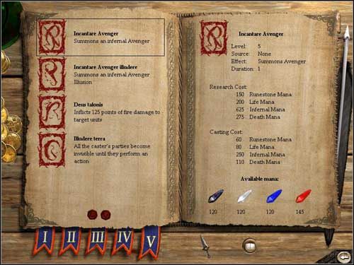 Poziom - Legiony Potępionych - Lista czarów | Disciples II Mroczne Proroctwo - Disciples II: Mroczne Proroctwo - poradnik do gry