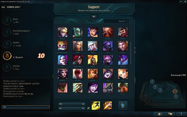 Po dołączeniu do Wyboru Bohatera na krótko przed banowaniem każdy z sojuszników może oznaczyć preferowanego herosa - Wybór bohatera - League of Legends - poradnik do gry