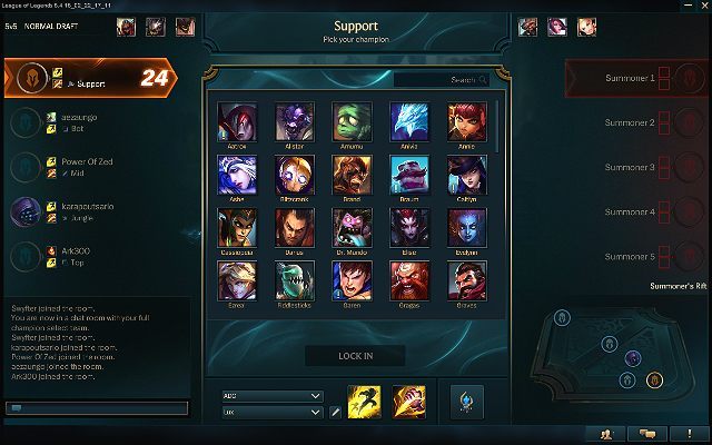 Na tym etapie pozostaje jedynie wybrać Bohatera - Wybór bohatera - League of Legends - poradnik do gry