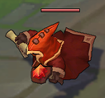 Caster Minion: Stwory tego typu zajmują pozycję za Melee Minionami i atakują z dystansu za pomocą wiązki energii - Farmienie, Last Hitting | Podstawy rozgrywki w League of Legends - League of Legends - poradnik do gry