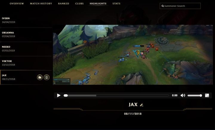Warto zapisywać swoje ulubione momenty w grze - Powtórki w League of Legends | Profil gracza - League of Legends - poradnik do gry