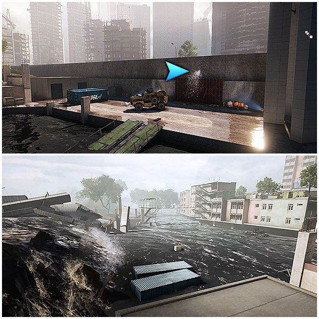 Levolucja w strefie powodziowej ma być może największy wpływ na całą mapę spośród wszystkich innych Levolucji - Strefa Powodziowa | Mapy Battlefield 4 - Battlefield 4 - poradnik do gry