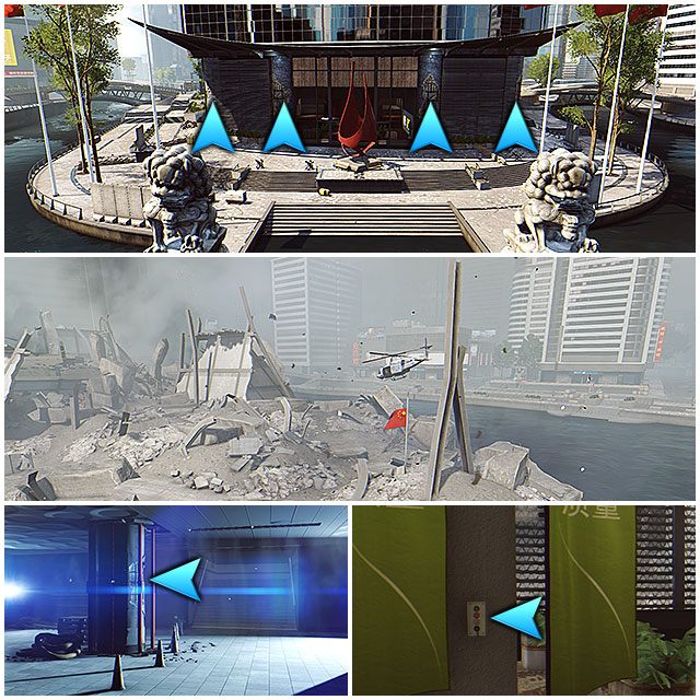 Na Szanghaju ponownie mamy do czynienia z jednym dużym elementem Levolucji oraz dwoma pomniejszymi - Oblężenie Szanghaju | Mapy Battlefield 4 - Battlefield 4 - poradnik do gry