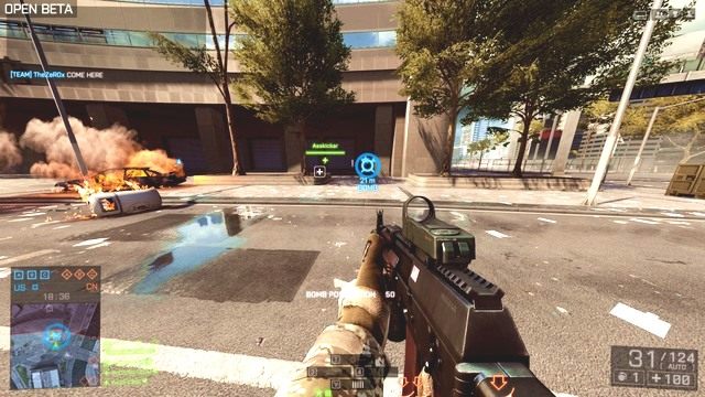 W centrum ekranu masz zaznaczoną lokalizację celu, w tym wypadku bomby. - Porady imhotepa dla początkujących (do bety) | Porady społeczoności - Battlefield 4 - poradnik do gry