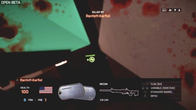 Na pomarańczowo oznaczony jest pseudonim twojego zabójcy. - Porady imhotepa dla początkujących (do bety) | Porady społeczoności - Battlefield 4 - poradnik do gry