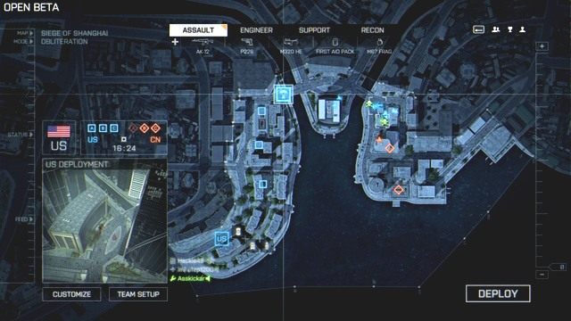Opcja Customize znajduje się w lewym dolnym rogu ekranu. - Porady imhotepa dla początkujących (do bety) | Porady społeczoności - Battlefield 4 - poradnik do gry