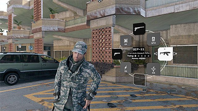 Rozwijane menu - Wyposażenie Aidena | Podstawowe informacje | Watch Dogs - Watch Dogs 1 - poradnik do gry