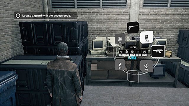 Gra pozwoli ci na wytworzenie przedmiotu tylko jeśli dysponujesz odpowiednimi składnikami - Ogólne założenia | Wytwarzanie przedmiotów w Watch Dogs - Watch Dogs 1 - poradnik do gry