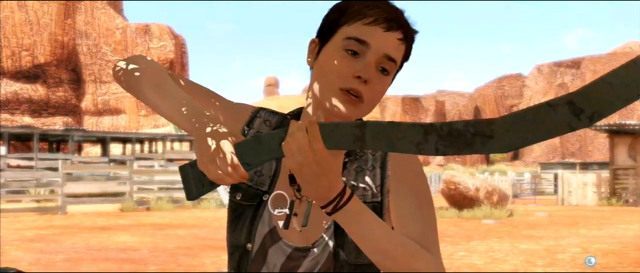 Pierwsze zadanie polega na napojeniu owiec - Navajo | Solucja Beyond Dwie Dusze - Beyond: Dwie Dusze - poradnik do gry