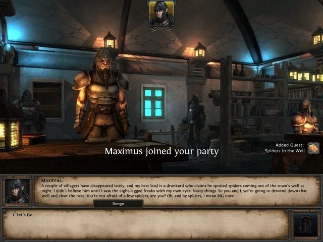 Szeryf Maximus w swoich skromnych progach - Pająki w Studni | Akt I - Sorpigal | Might & Magic X Legacy - Might & Magic X: Legacy - poradnik do gry