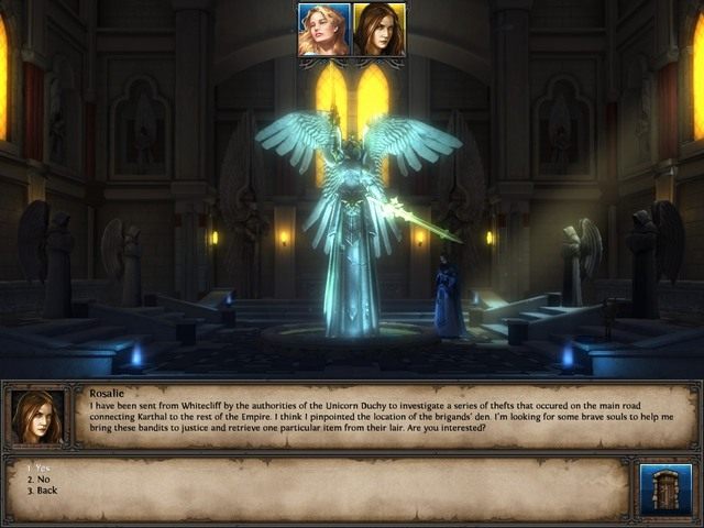 Rosalie dająca questa - Rozbójnicy | Akt I - Sorpigal | Might & Magic X Legacy - Might & Magic X: Legacy - poradnik do gry