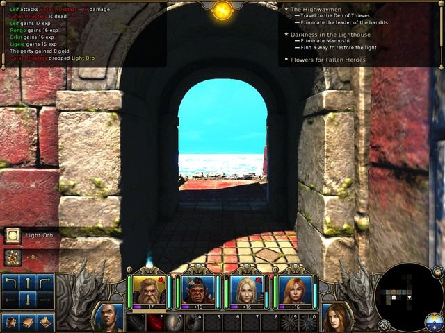 Na ostatniej klatce aktywujesz przełącznik, pojawią się tez nowi wrogowie - Ciemność w Latarni Morskiej | Akt I - Sorpigal | Might & Magic X Legacy - Might & Magic X: Legacy - poradnik do gry