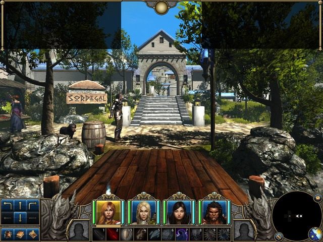 Początek gry, Dunstan po lewej - Mapa i Questy | Akt I - Sorpigal | Might & Magic X Legacy - Might & Magic X: Legacy - poradnik do gry