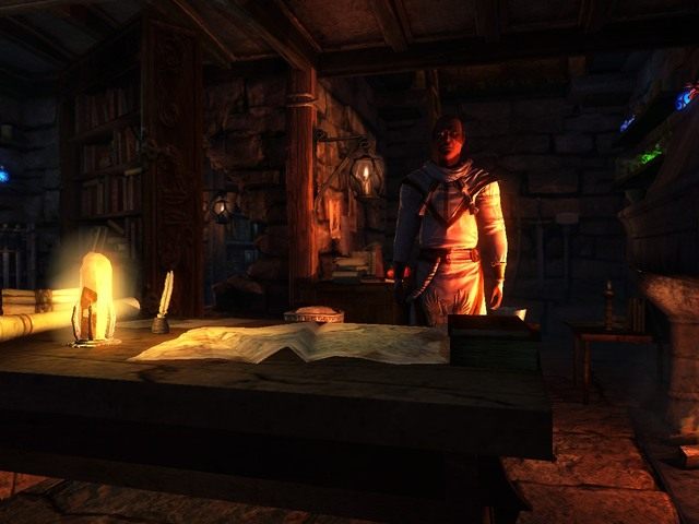 Hamza wygląda prawie jak demon w tym świetle - Wielka Ucieczka | Akt III - Karthal | Might & Magic X Legacy - Might & Magic X: Legacy - poradnik do gry