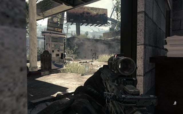 Wróg niespecjalnie stara się schować... - 02 - Brave New World | Kampania - opis przejścia | Call of Duty Ghosts - Call of Duty: Ghosts - poradnik do gry