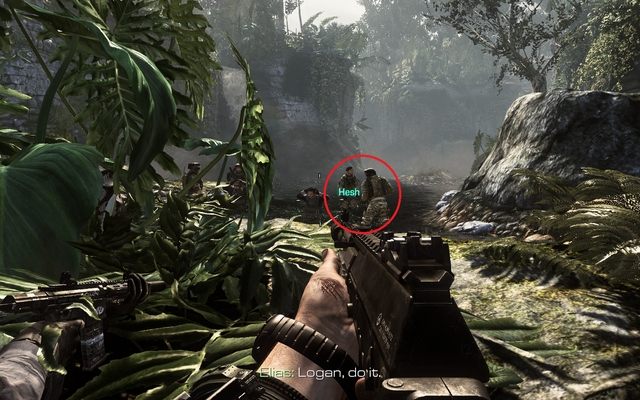 Po dołączeniu do grupy, twoim pierwszym zadaniem jest uratowanie reszty oddziału, który wpadł w ręce wroga - 09 - The Hunted | Kampania - opis przejścia | Call of Duty Ghosts - Call of Duty: Ghosts - poradnik do gry